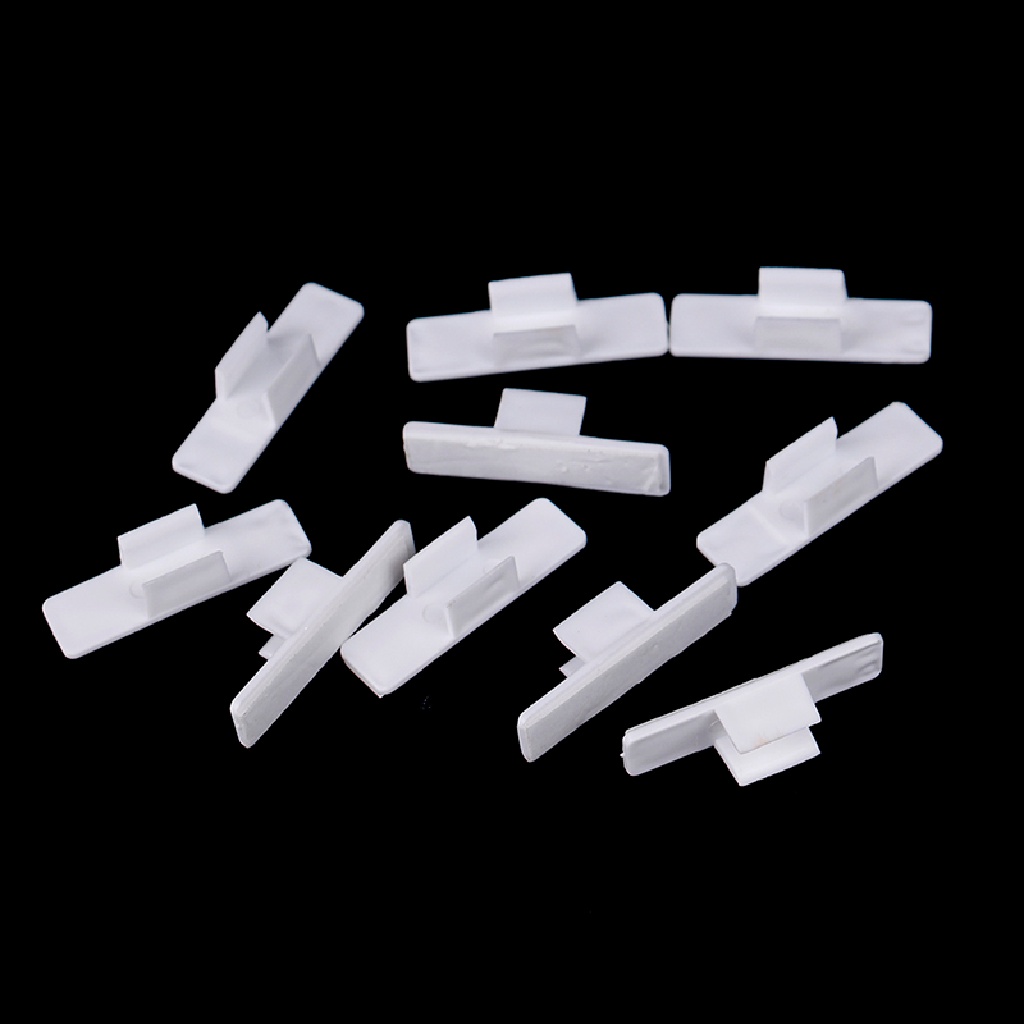 (lightoverflow2) 10pcs Klip Holder Pulpen / Pensil Dengan Perekat