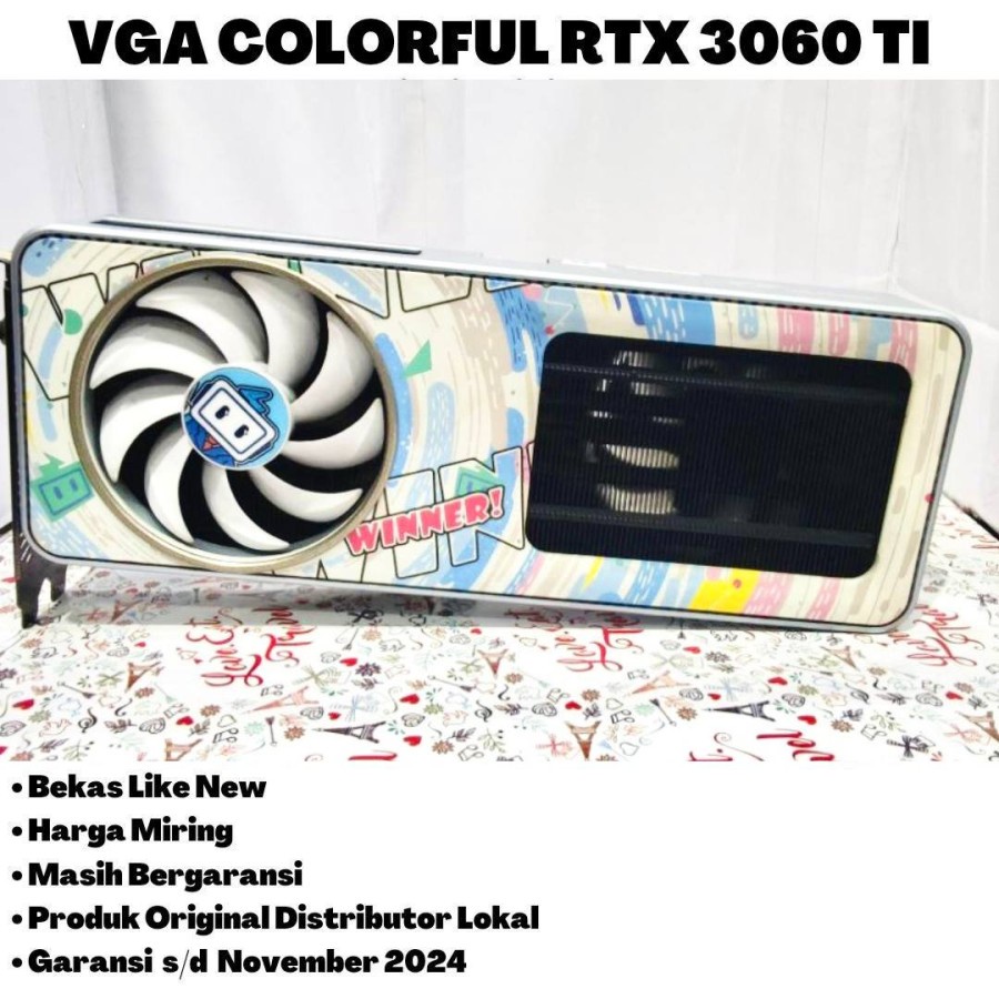 VGA Nvidia RTX 3060 Ti 8GB 256 bit DDR6 Harga Miring