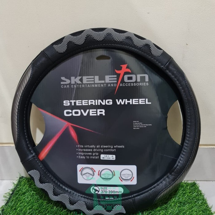 Sarung Stir Universal - Steering Wheel Cover Skeleton 1006 BG