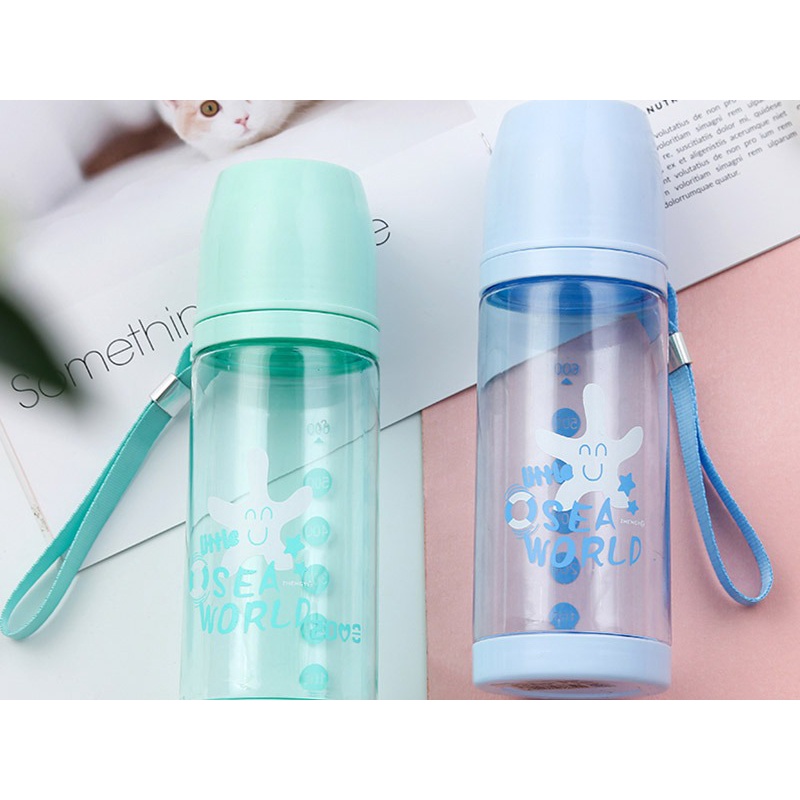 MARKAS66 -- BOTOL MINUM ANAK LITTLE SEA WORLD TERBARU 700 ML KODE ZY 6659