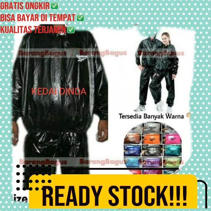 Jas Hujan / Sauna Suit /Jaket Olahraga Jumbo (Xxxl) Jas Hujan Gojek