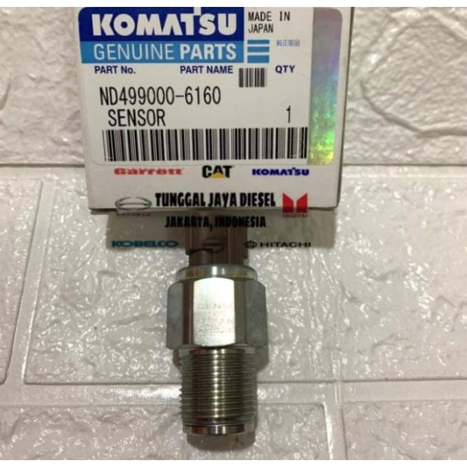 Sensor Pressure Commonrail PC400-8 D155AX HM350 Komatsu ND499000-6160