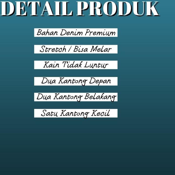 Stok terbaru FIFTEEN DENIM - Celana Jeans Pria Slim Fit Streetch Original / Celana Levis Pensil Cowo