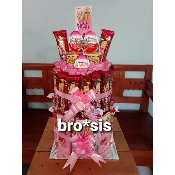 

Kue ultah snack atau kue ulang tahun snack / Snack Tower