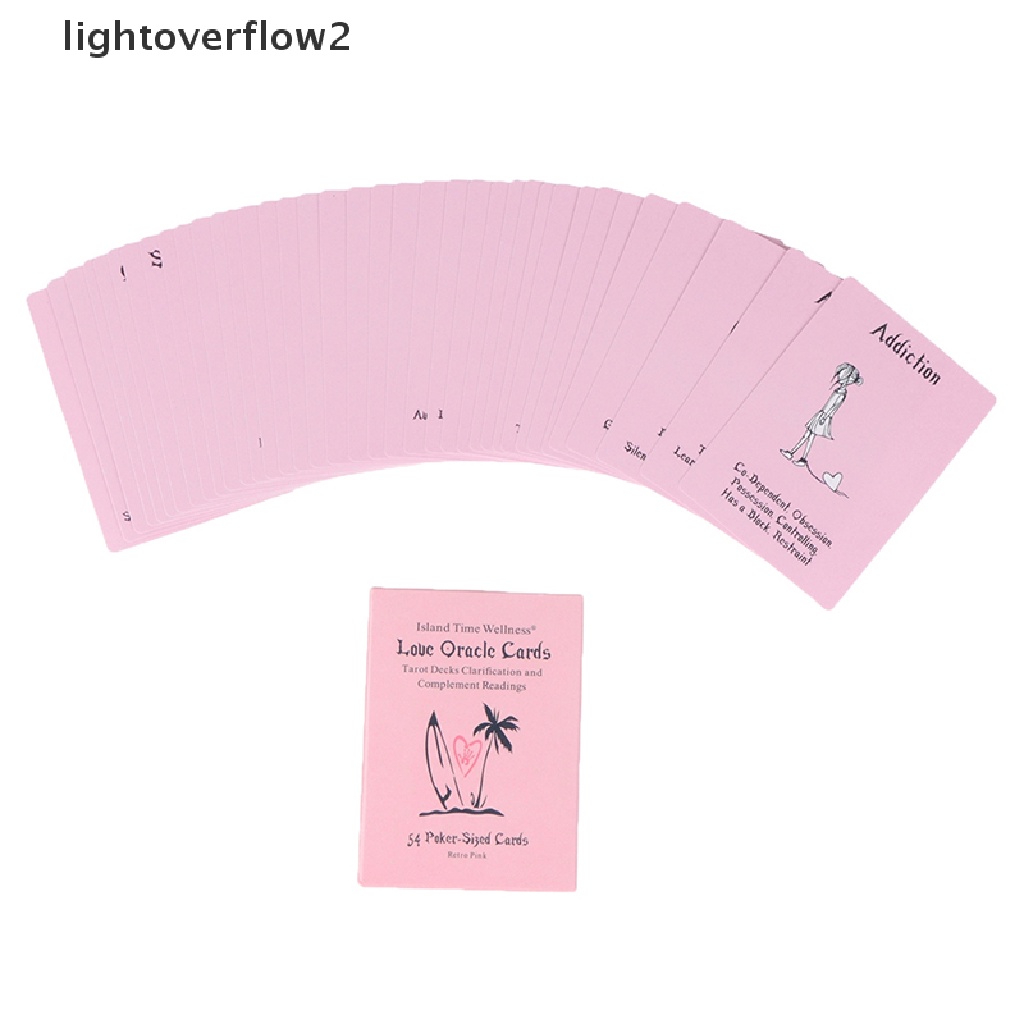 (lightoverflow2) Mainan Board Game Kartu Tarot Wellness Love Oracle Untuk Keluarga