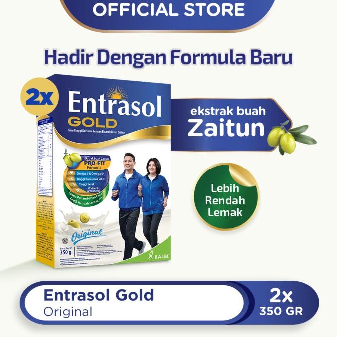 

[ COD ] Entrasol Twinpack Gold Original 350g
