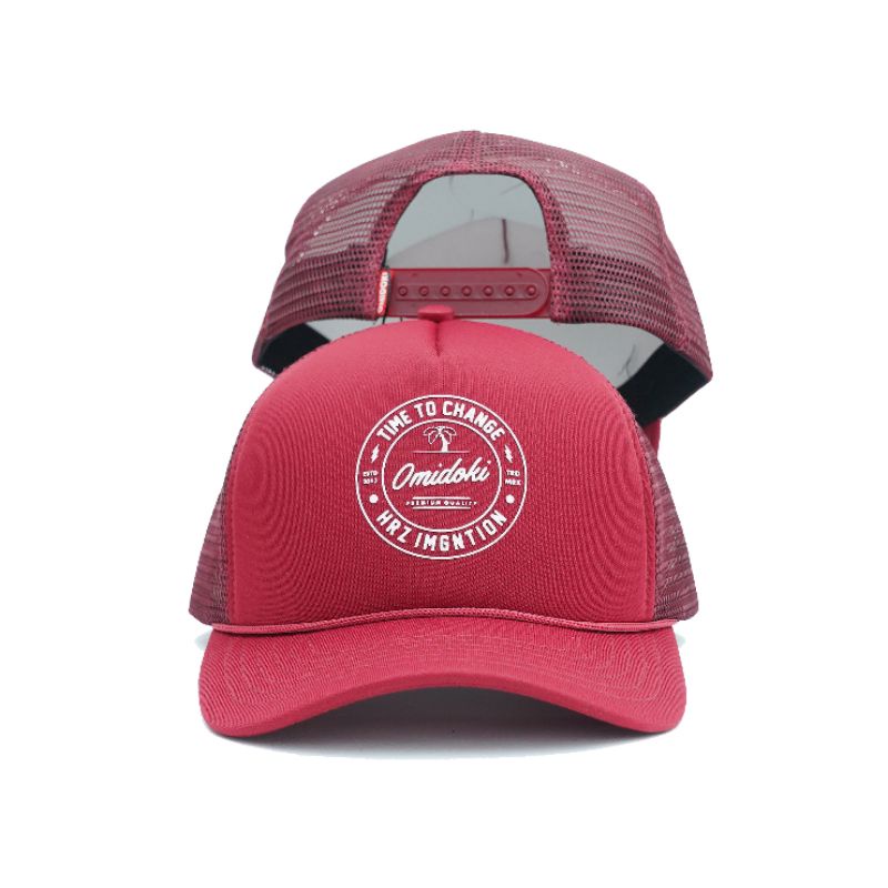 Omidoki Trucker Hat Marun Deksa