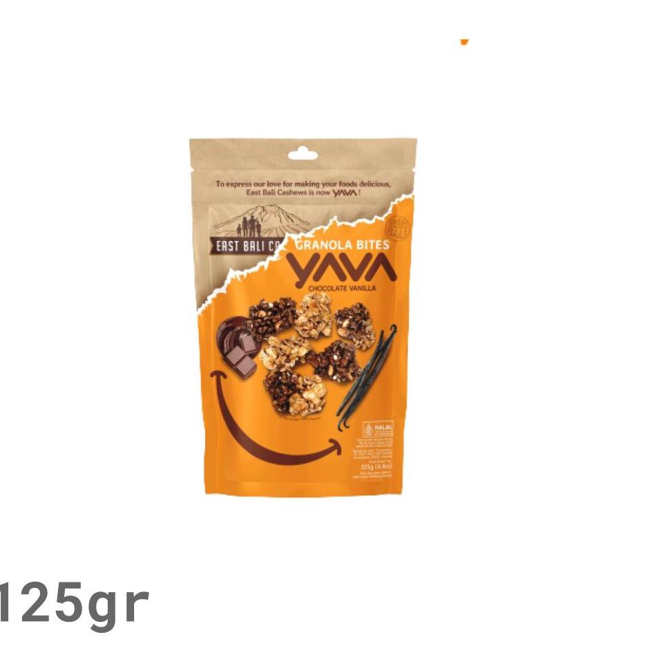 

TR6⁂ YAVA Granola Bites Chocolate Vanilla 125g Paling Laris