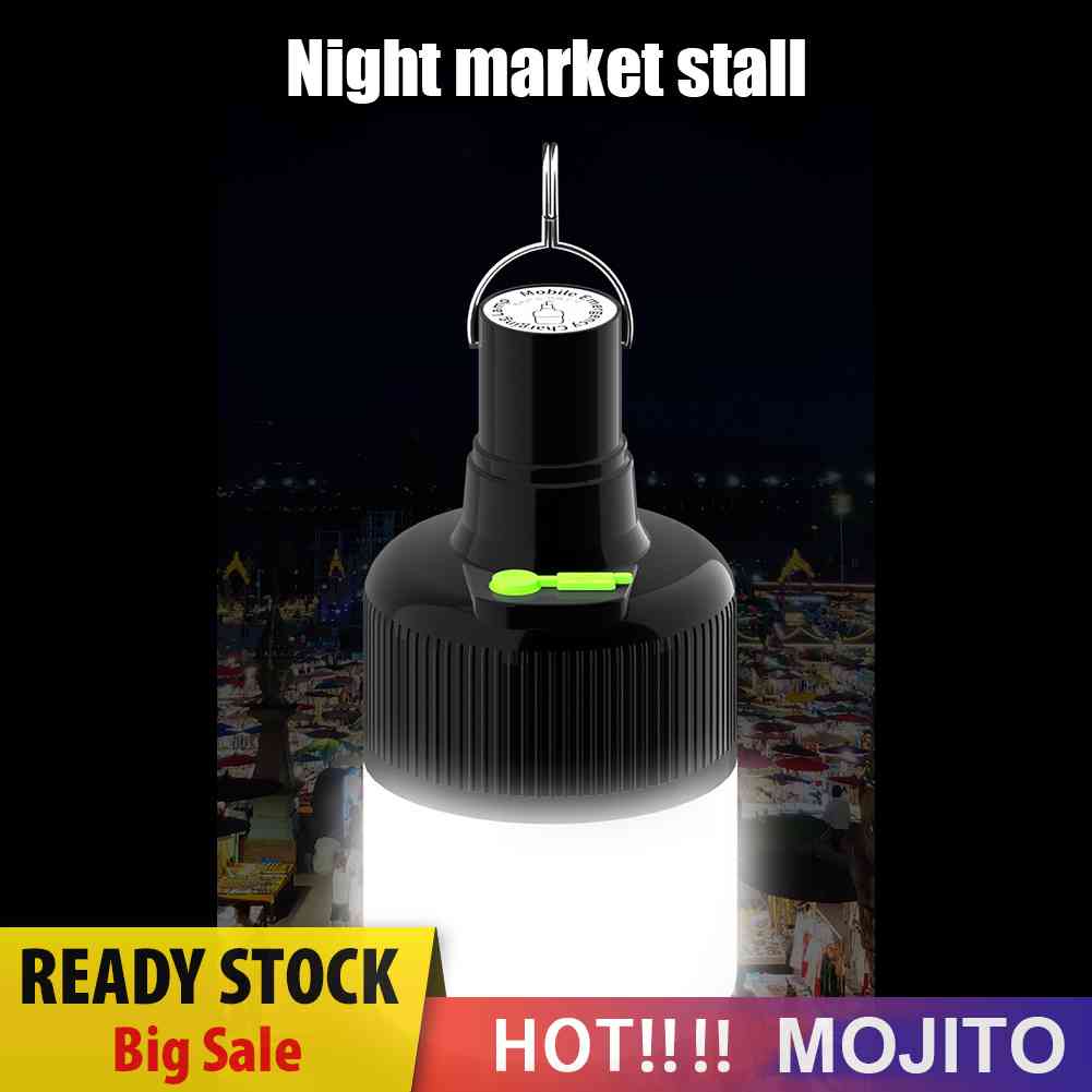 Lampu Bohlam Gantung LED Portable Dengan Kait USB Rechargeable Untuk Camping / Darurat