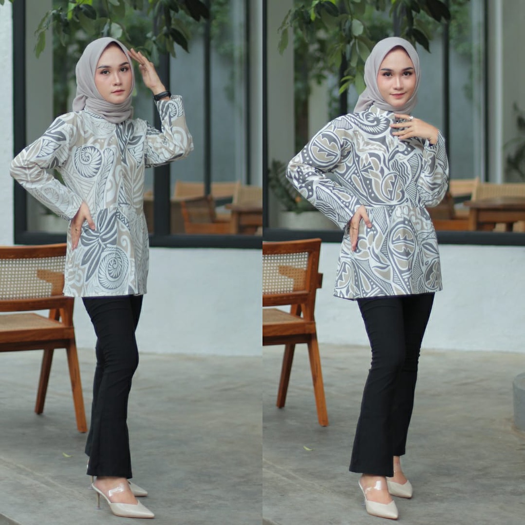 Atasan Batik Modern Wanita - Batik Kantor Masa Kini