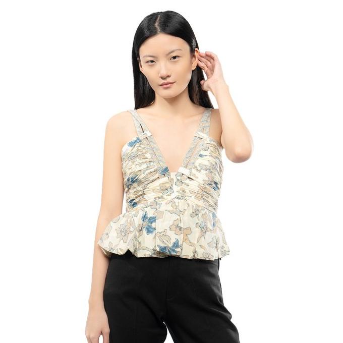 HARGA TERBAIK!!! Ulla Johnson Eliana Printed Tank Top Jasmine
