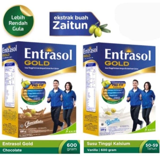 

[ COD ] Entrasol Gold 600gr Vanila and Coklat
