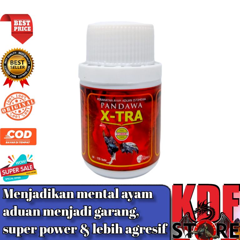 PANDAWA X TRA 175 - jamu ayam petarung isi 175 PILL