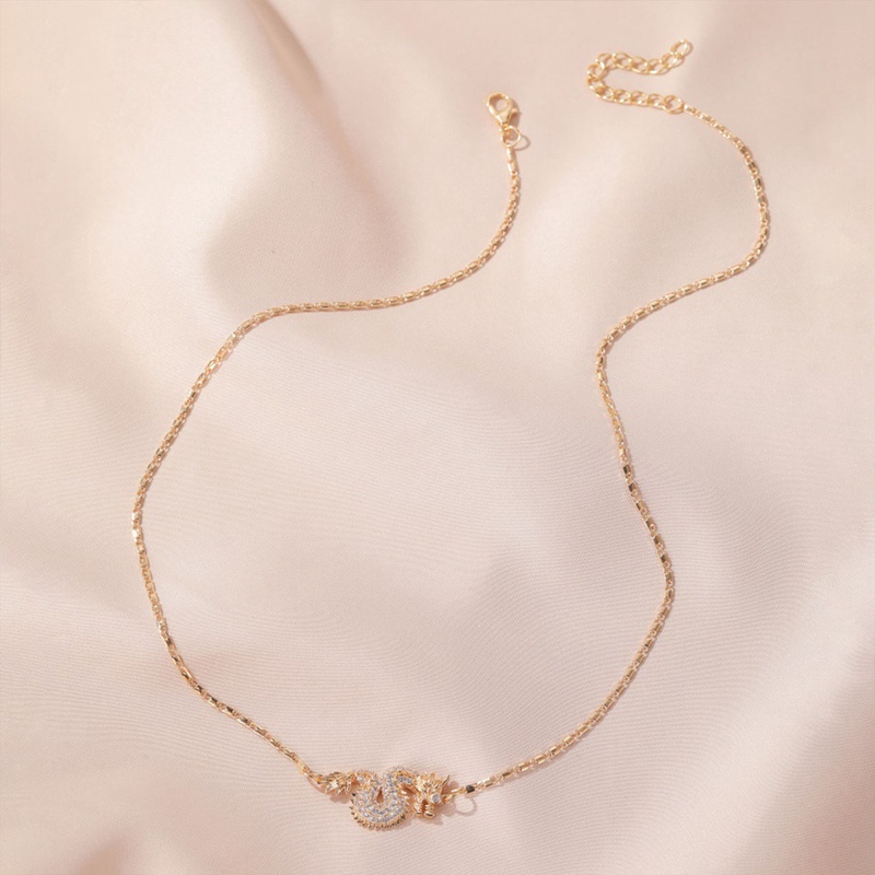 Fancyqube Kalung Rantai Panjang Liontin Naga Gaya Punk Goth Hip Hop Untuk Pria Dan Wanita