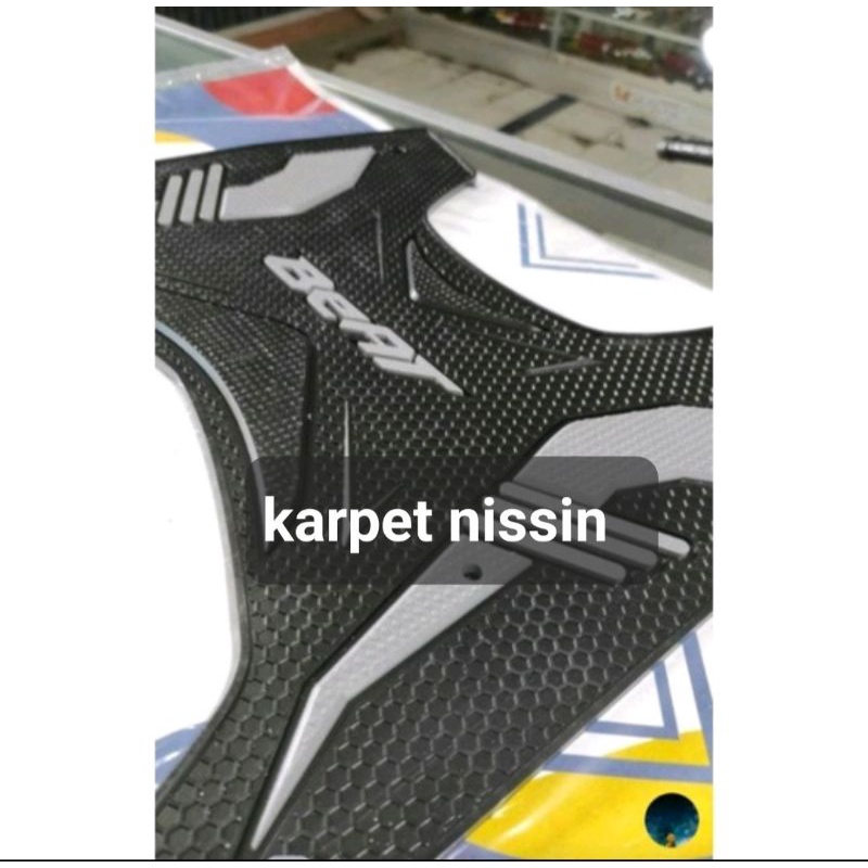 karpet karet honda Beat new/pijakan alas kaki motor beat cbs street delux tahun 2020-2021