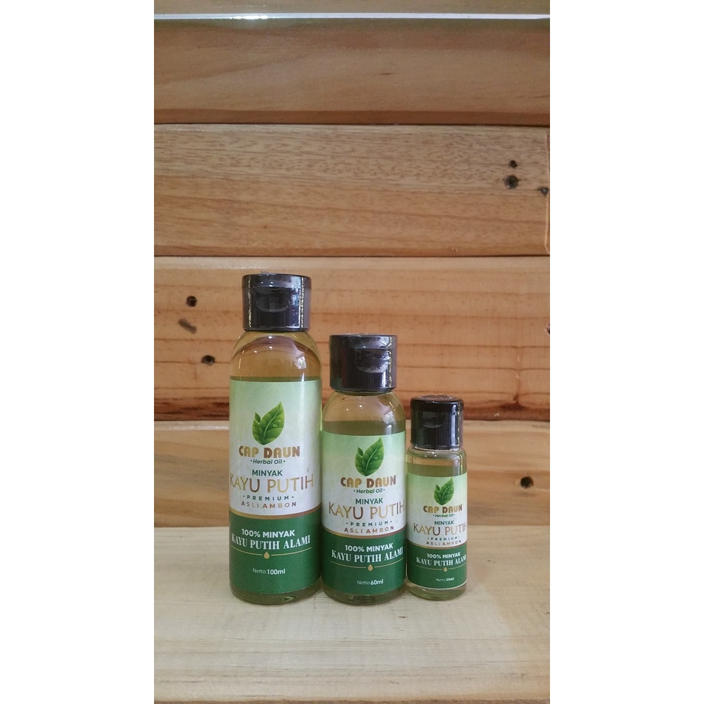 Minyak Kayu Putih ASLI AMBON 100 ml | 60 ml | 20 ml
