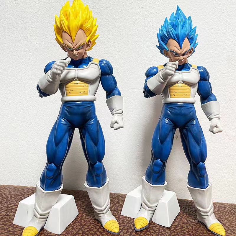 Mainan Action Figure Model Anime Dragon Ball Vegeta Super Saiyan Vegeta Bahan PVC Ukuran 30CM Untuk Koleksi