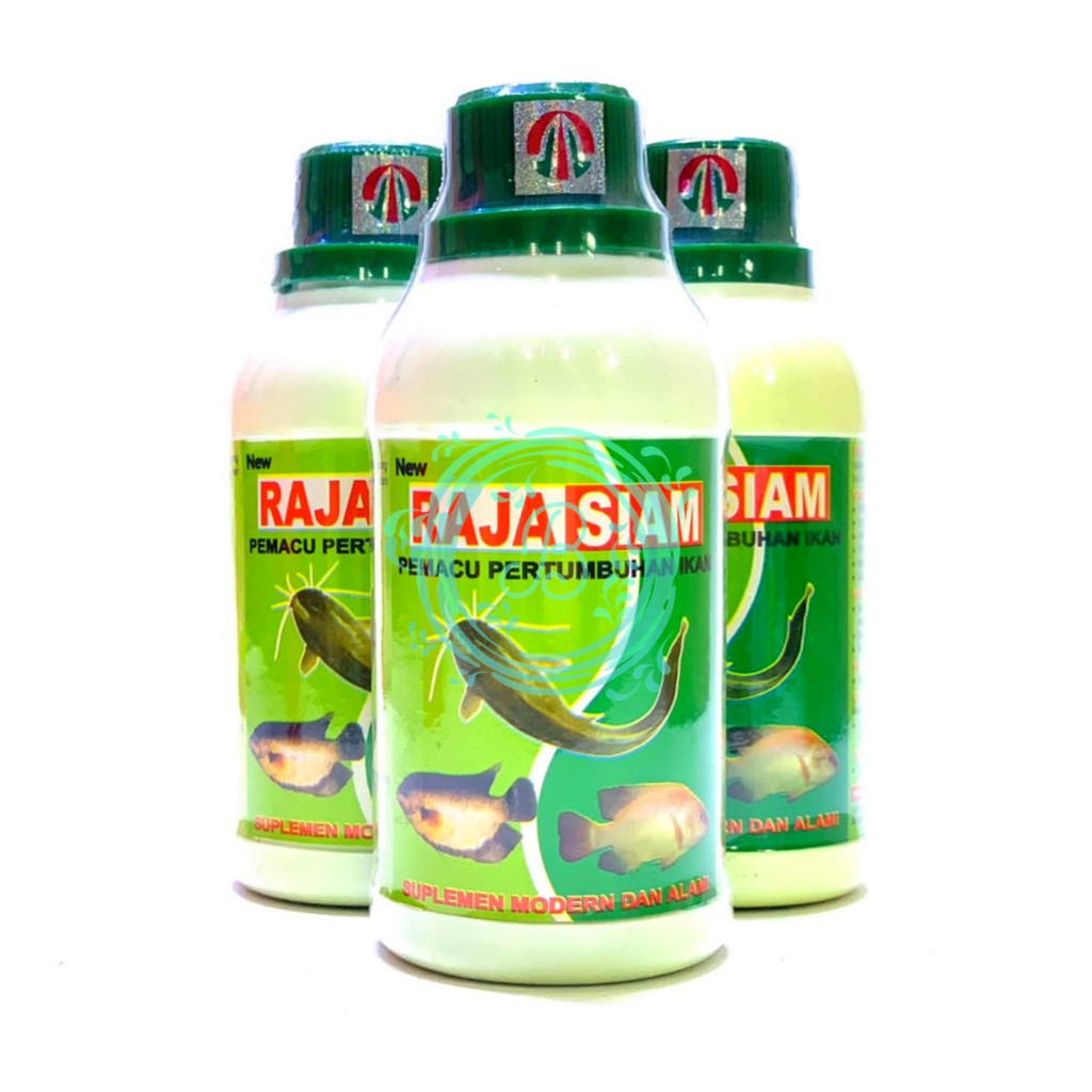 Raja Siam 250 ml Vitamin Pertumbuhan Ikan Mas Nila Patin Lele Multivitamin Pemacu Pertumbuhan 250ml