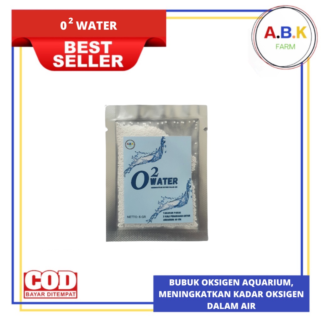 O2 OKSIGEN BUBUK AQUASCAPE Bubuk Serbuk Oksigen Aquarium Kolam Ikan Koi