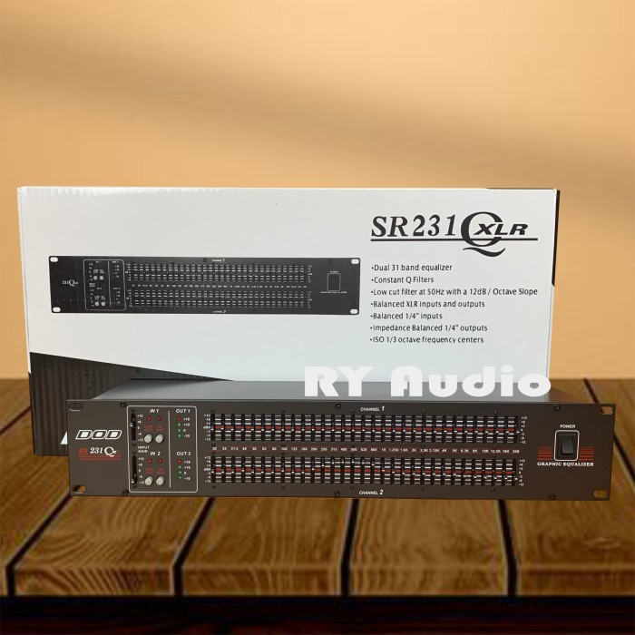 EQUALIZER DOD SR231 / SR 231QX 31 CHANNEL