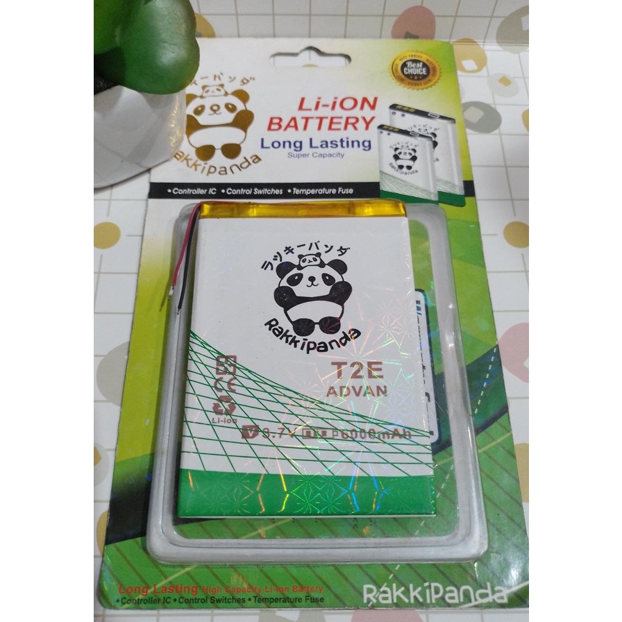 Baterai Batrai Batrei Rakkipanda Advan Tablet TAB T2E / T2F / T2G / T2H Vandroid Double Power batter
