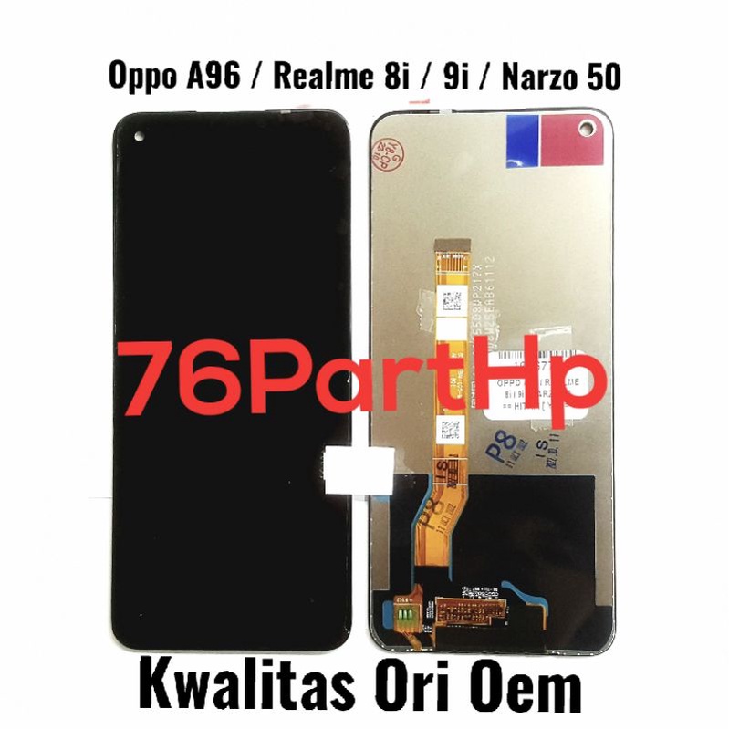 Ori Oem Lcd Touchscreen Fullset Oppo A96 - Realme 8i - 9i - Narzo 50