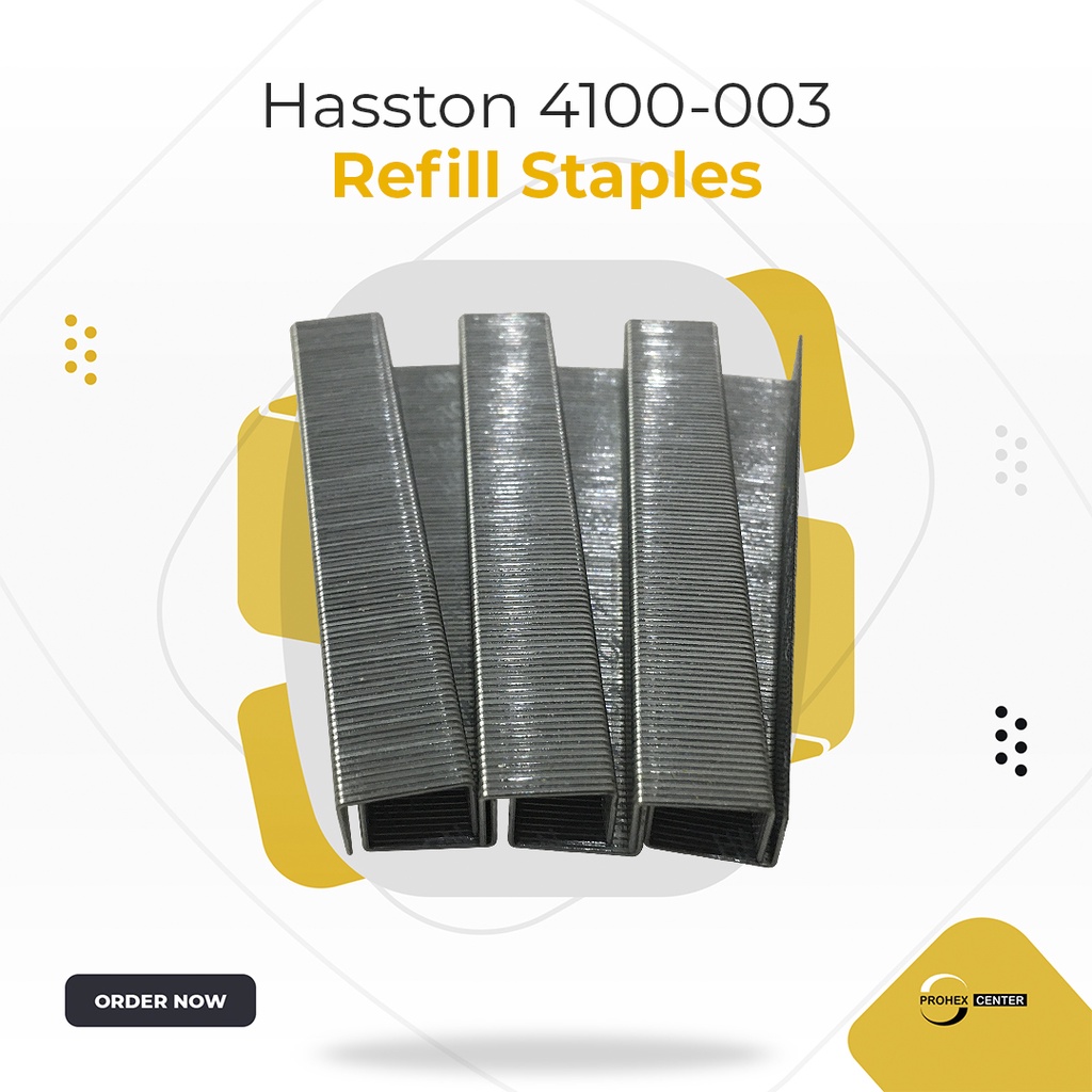 REFILL ISI STAPLES 8mm Stapler Gun Tembak Tacker 8mm x 11mm - HASSTON PROHEX 8mm