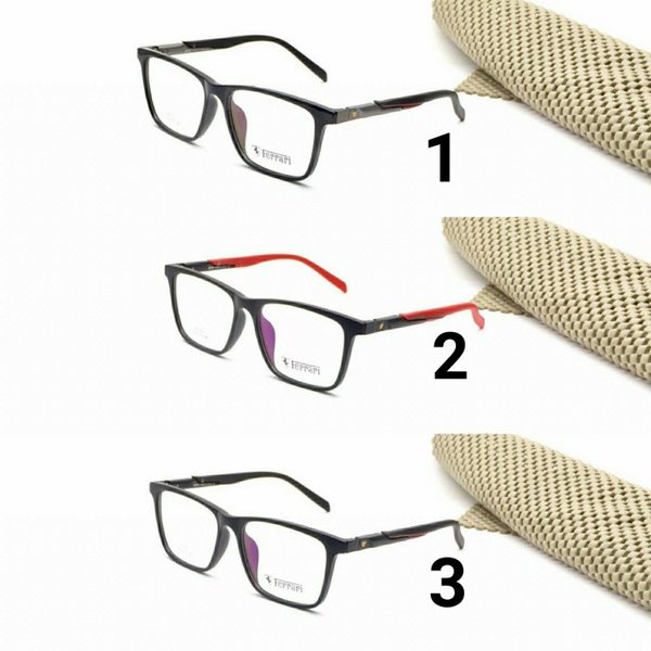 Kacamata frame kacamata minus anti radiasi sport pria wanita ferrari
