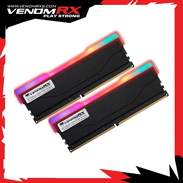 VenomRX DDR4 8GB PC3200 Super RGB / VenomRX 8GB DDR4 PC25600 3200mhz