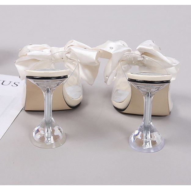 Sendal Heels Perempuan Pita Import High Heels 7cm Unik Sandal Hak Tinggi Cewek 9cm Terbaru SH-032