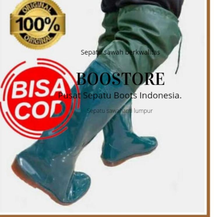 Recomended Sepatu petani,Sepatu sawah,Sepatu safety pria,Sepatu boot,Sepatu sawah karet panjang,Sepa