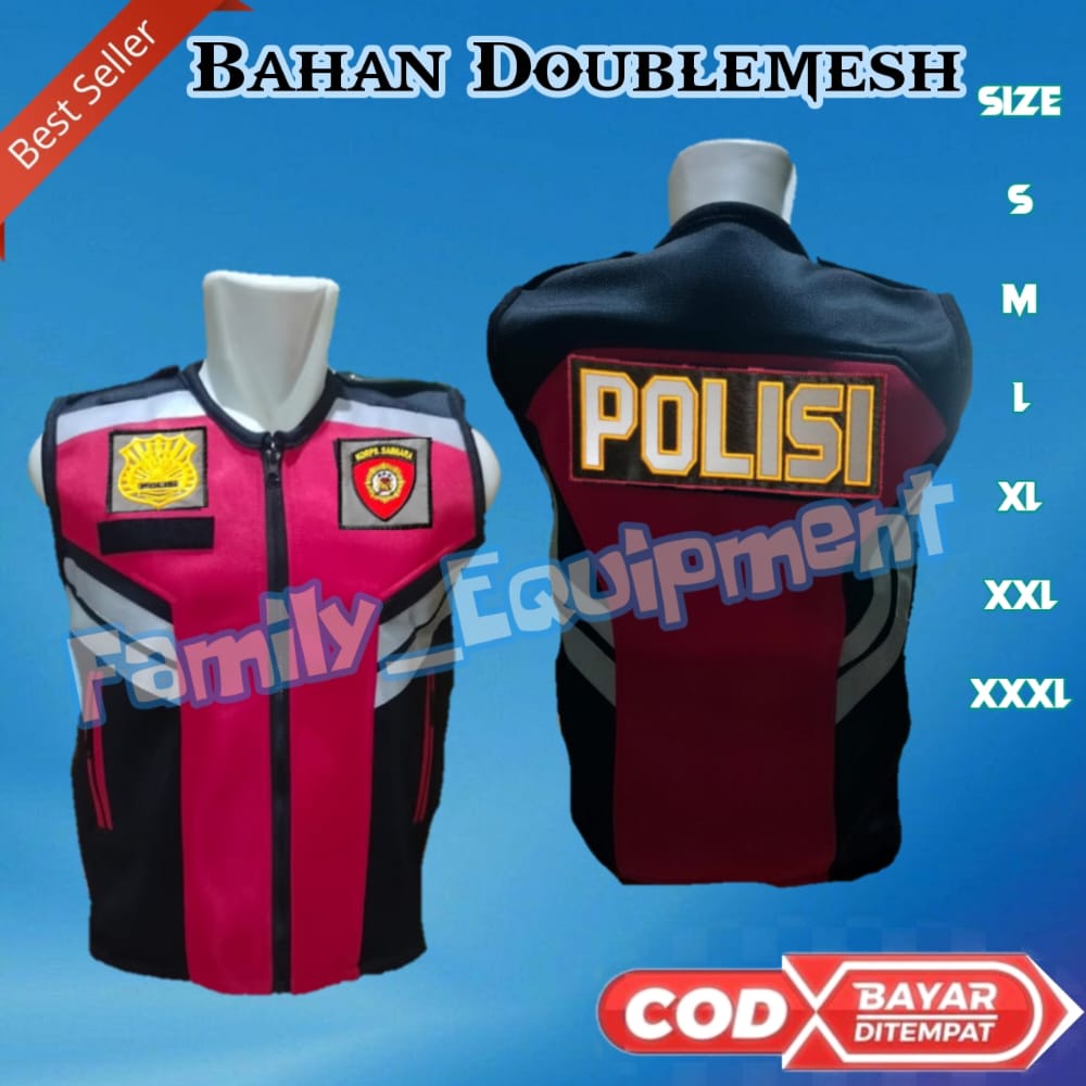 Rompi HSE | Rompi HSE .Safety K3 | Rompi Polisi | Rompi Sabhara | DOUBLEMESH | Tebal | Vest HSE/K3/P