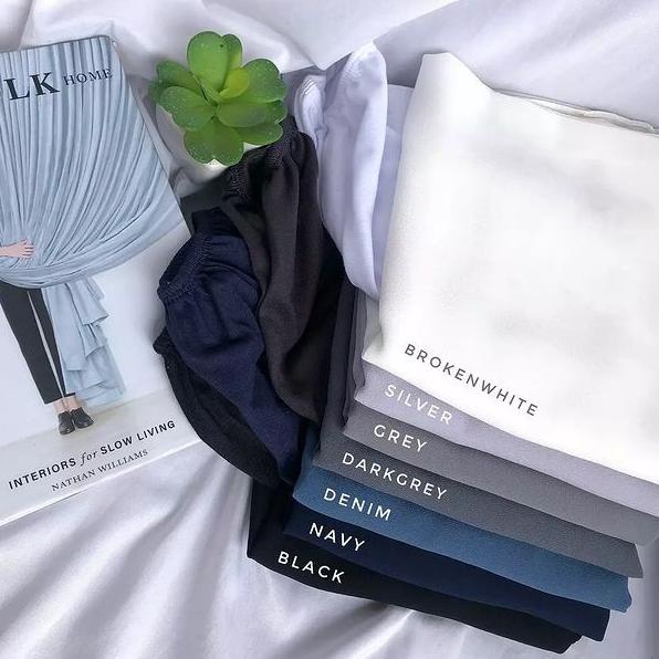 [SB.18Oc22ᶻ] 40 Warna Pashmina Inner 2in1 Ceruty Baby Doll 75x175 Part III