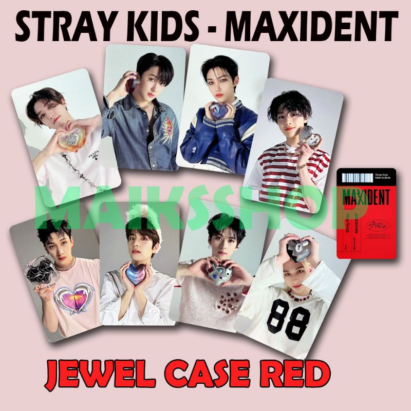 Stray Kids Skz Maxident Bangchan Hyunjin Photocard Kpop