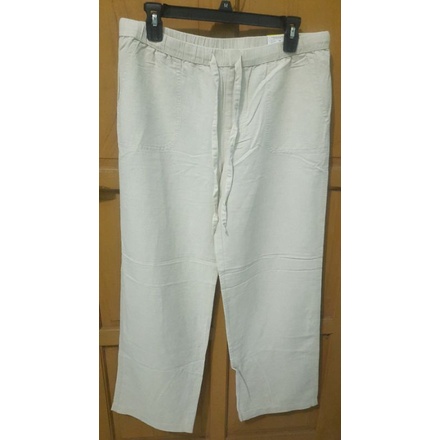 celana kulot wanita jumbo linen sisa eksport