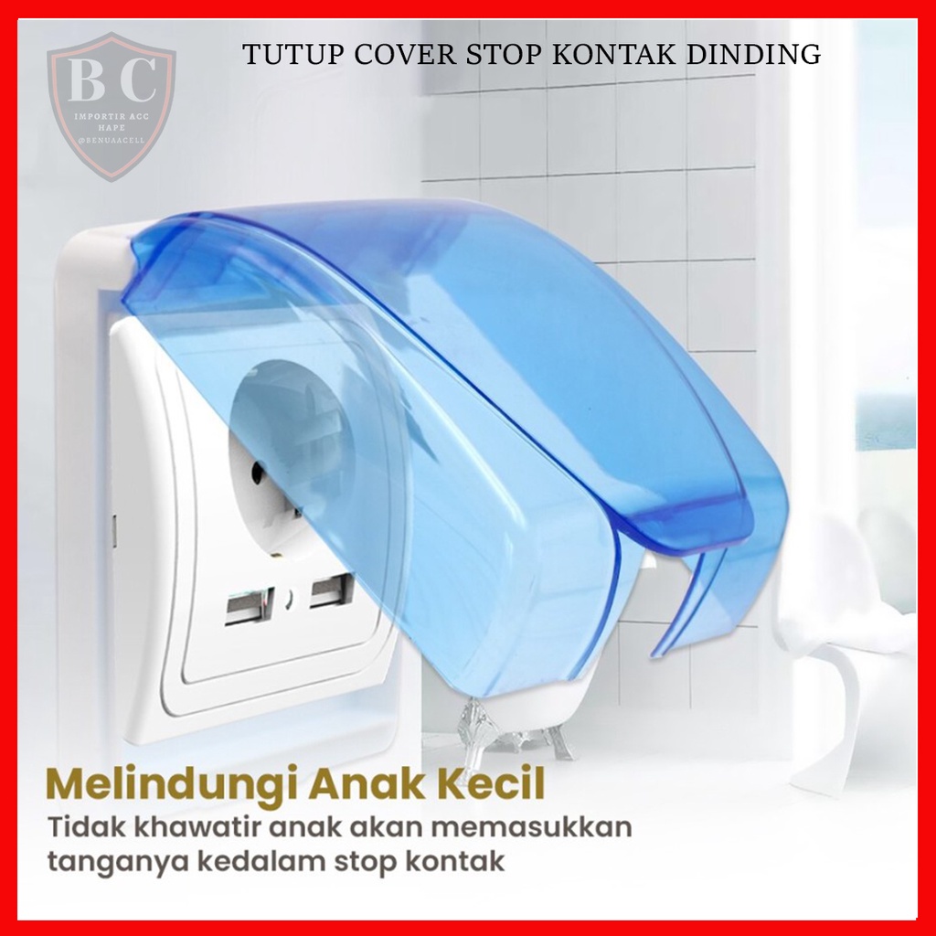 TUTUP COVER STOP KONTAK DINDING / PENUTUP STOP KONTAK WATERPOOF