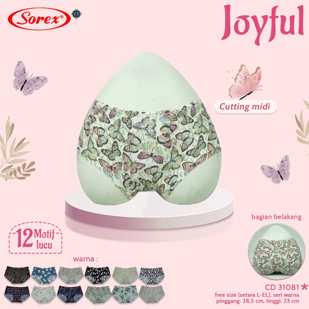 Sorex CD Seamless Celana Dalam Wanita Sorex Tanpa Jahitan