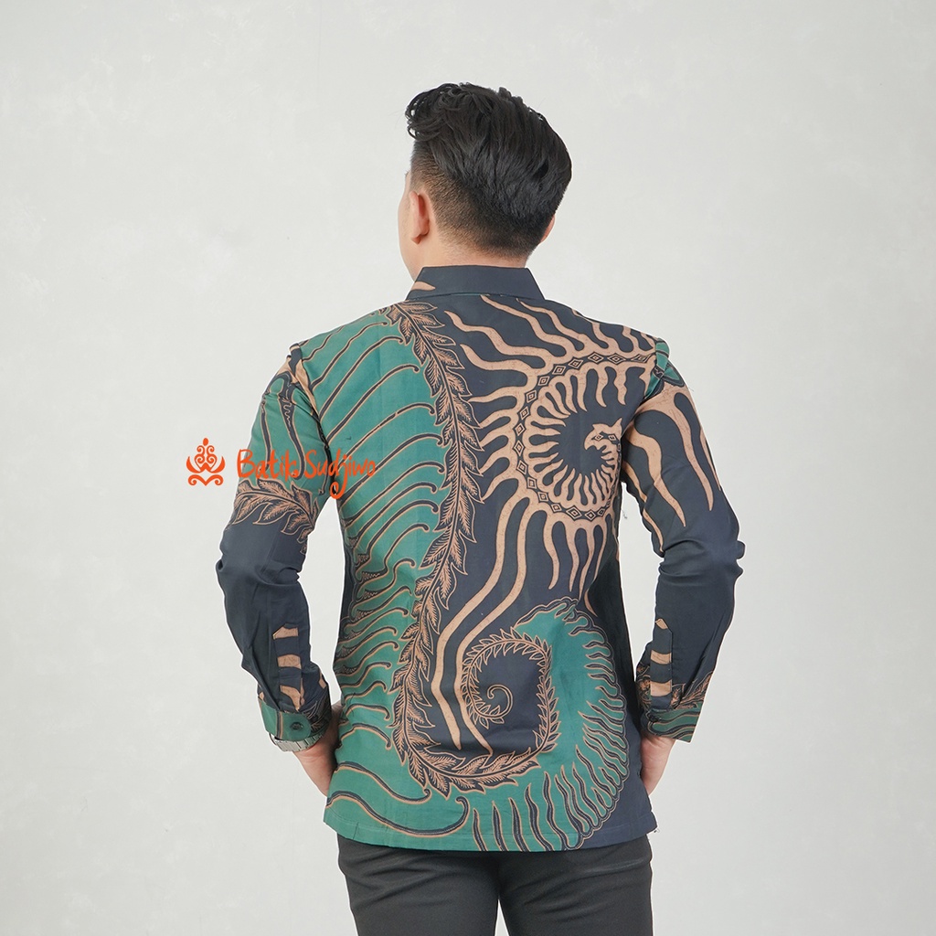 Kemeja Batik Pesta Lengan Panjang Regular 1123