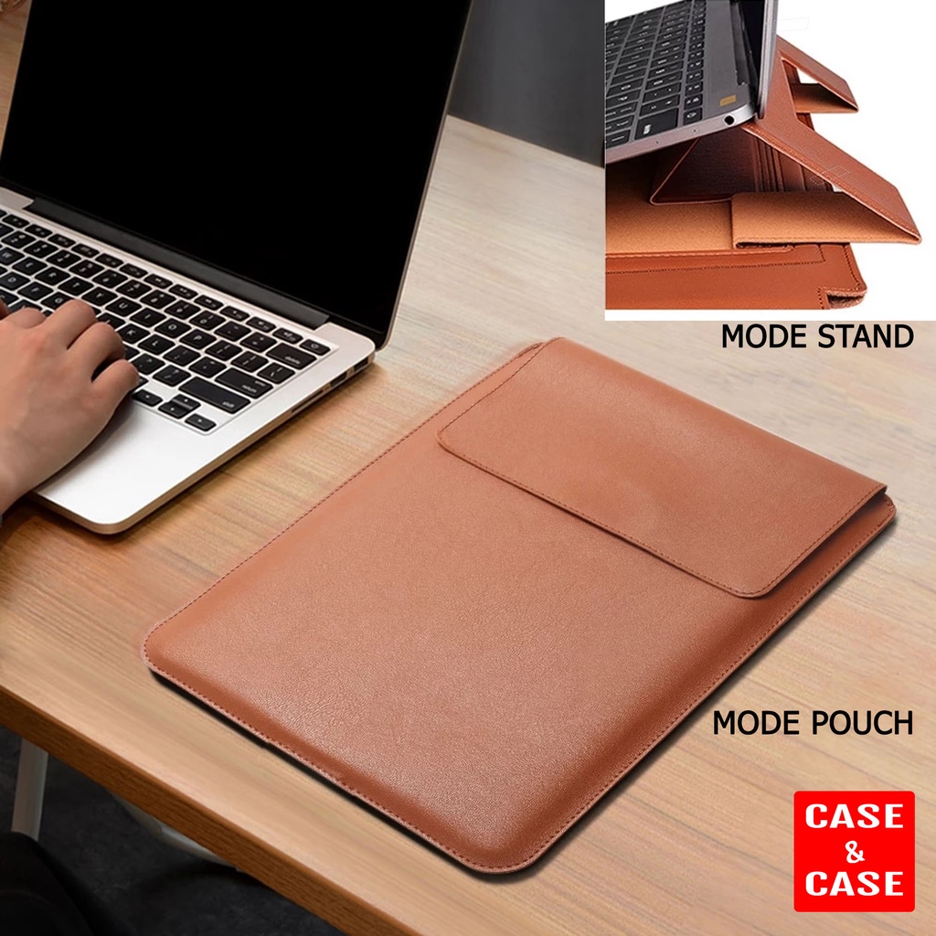 Tas Macbook Pouch Laptop Tas Laptop Pouch Macbook Tas Kulit Laptop 13 inch 14 inch Laptop Leather