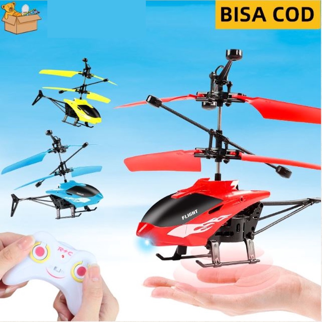 F1 Helikopter Helicopter Remote Remot Control Mainan Jarak Jauh Tahan Anti Banting Mainan Helikopter