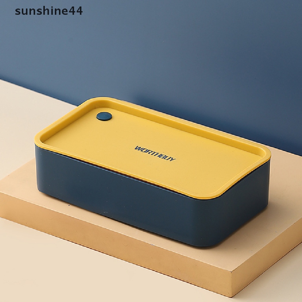 Sunshine Kotak Makan Bento Portable Bahan Plastik Untuk Anak Sekolah