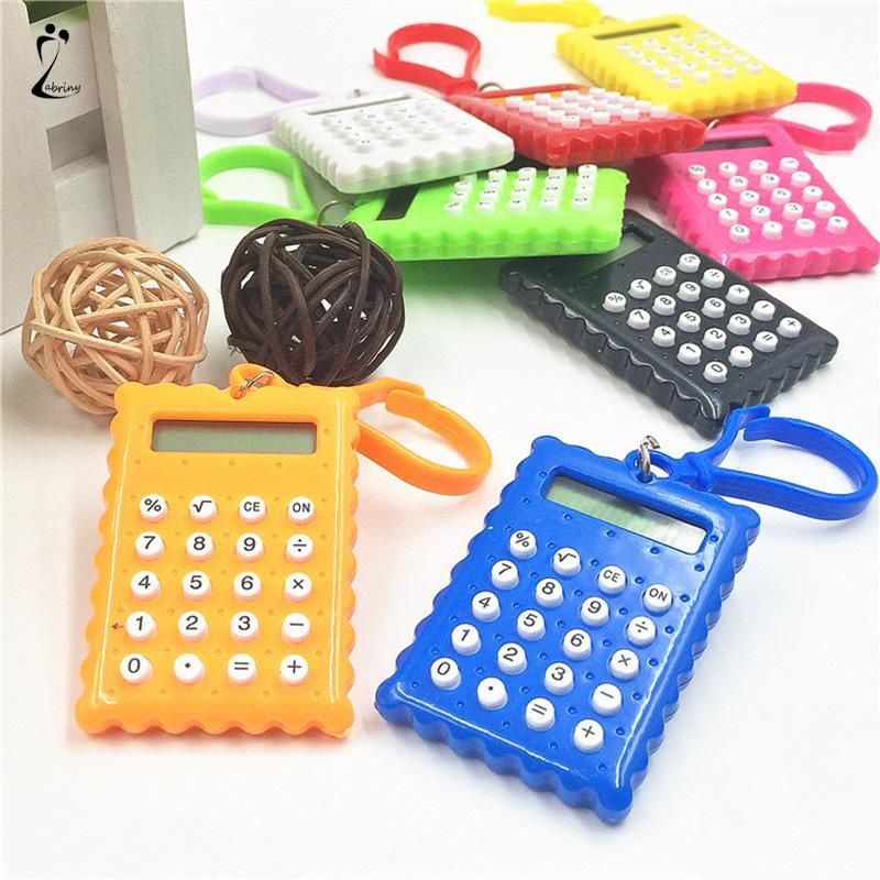 

Kartun Korea Candy Kalkulator Mini Pelajar Kalkulator Portabel Ujian Gantungan Kunci Komputer brick design colourfull warna warni Z
