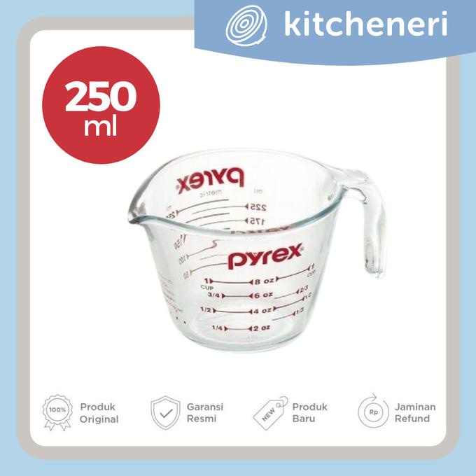 BISA COD Pyrex Gelas Ukur Gelas Takar Measuring Cup 250 ml 236 ml / 8 oz /PERALATAN MASAK SET/PANCI 