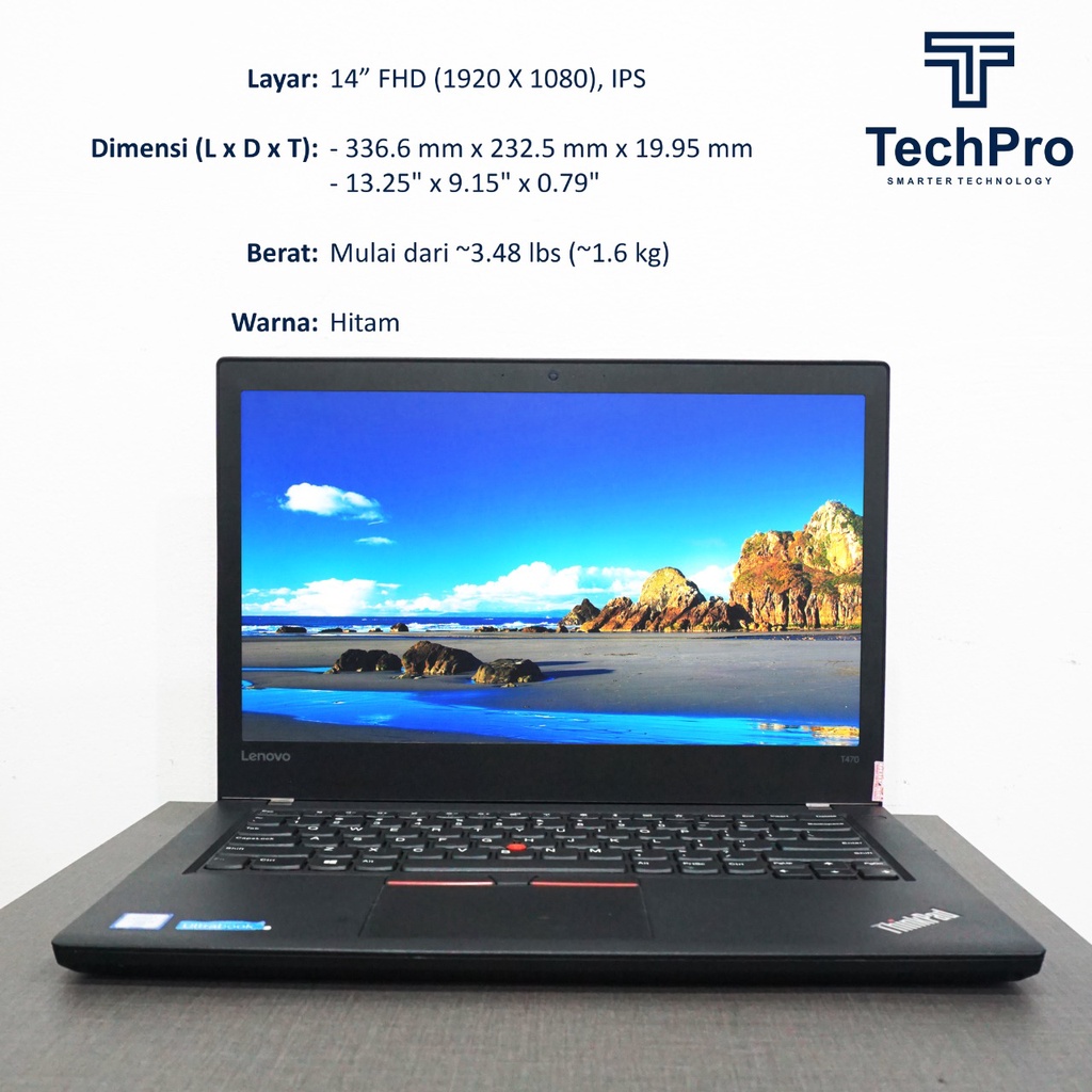 Laptop Lenovo Thinkpad T470 Intel Core i5 gen 6th Ram 8gb SALE!!