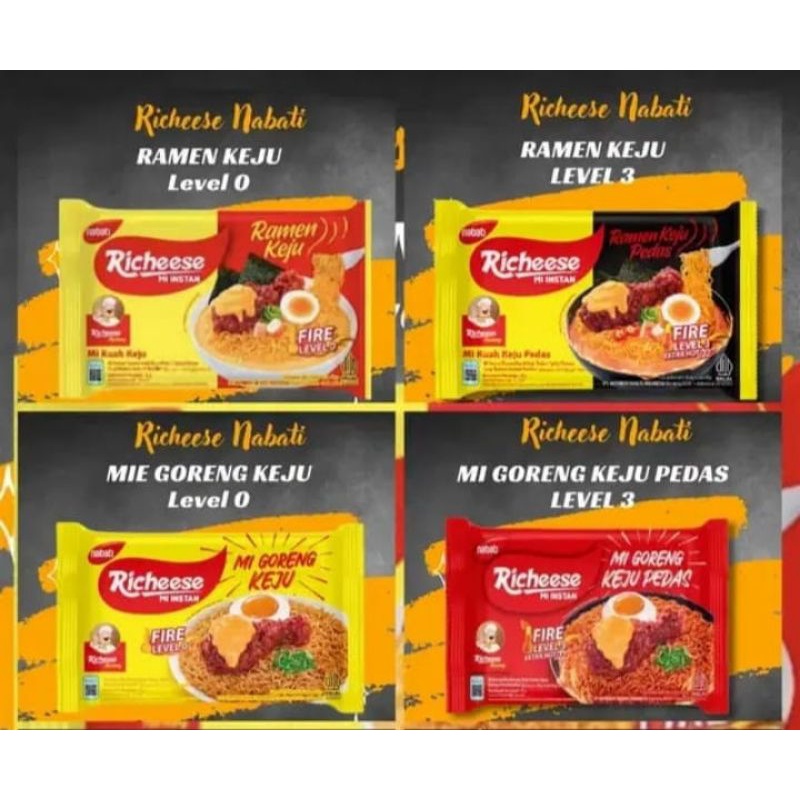 

Mie Richeese viral Goreng dan Ramen Lv 0 Dan Lv 3.