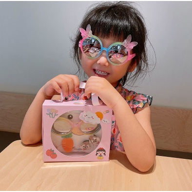 Set Kacamata Hitam Dengan Jepitan Anak Warna Warni Lucu Terbaru / Fashion Anak SKU A25