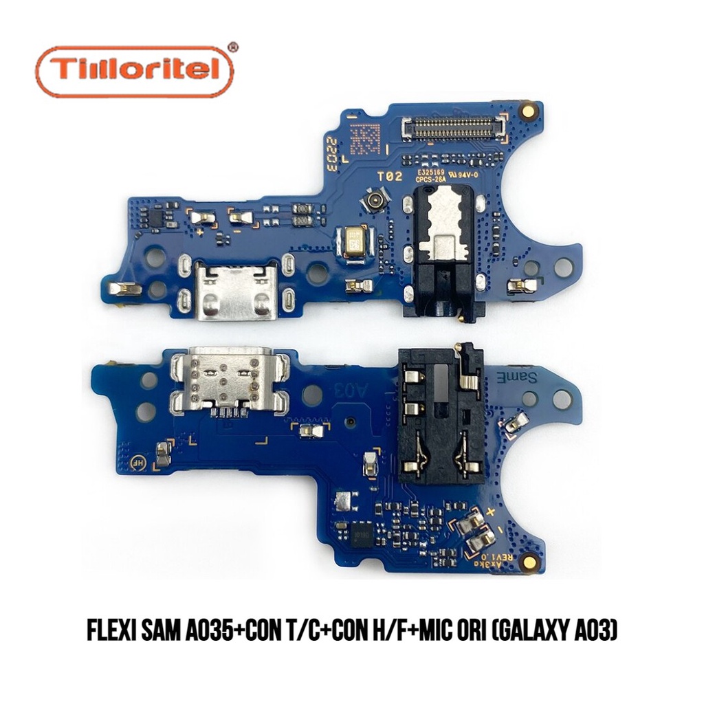 FLEXIBEL SAMSUNG A035+CON T/C+CON H/F+MIC ORI (GALAXY A03)