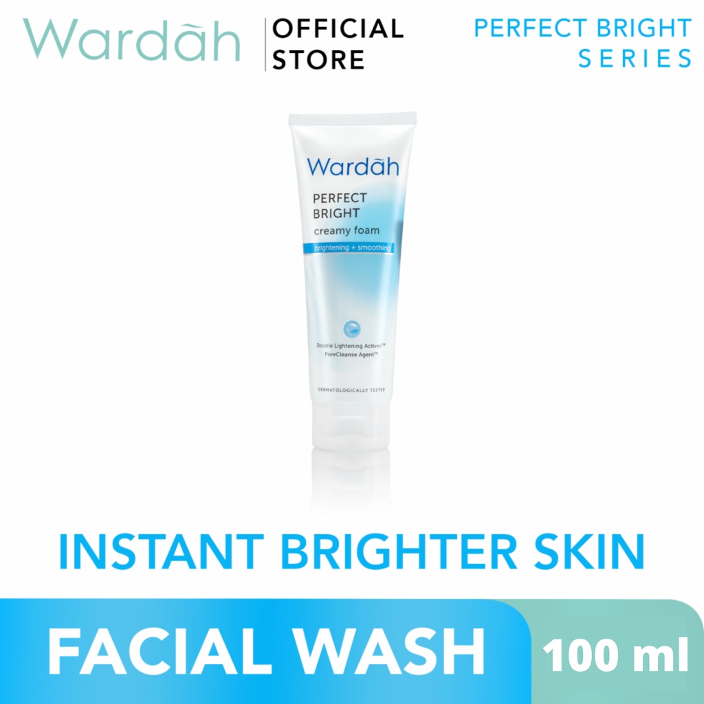 GIRLSNEED77 (COD) Wardah Perfect Bright Creamy Foam Bightening + Smoothing