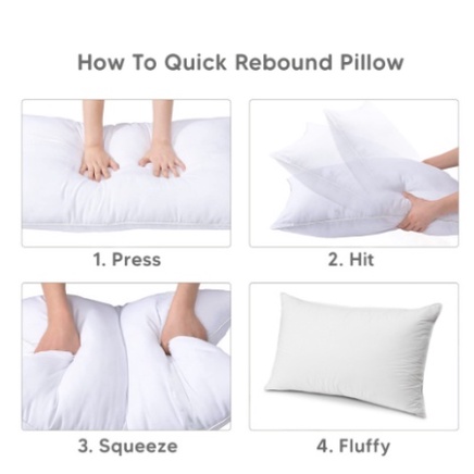 BANTAL TIDUR HELA DELUXE QUEEN MICROFIBER STANDARD