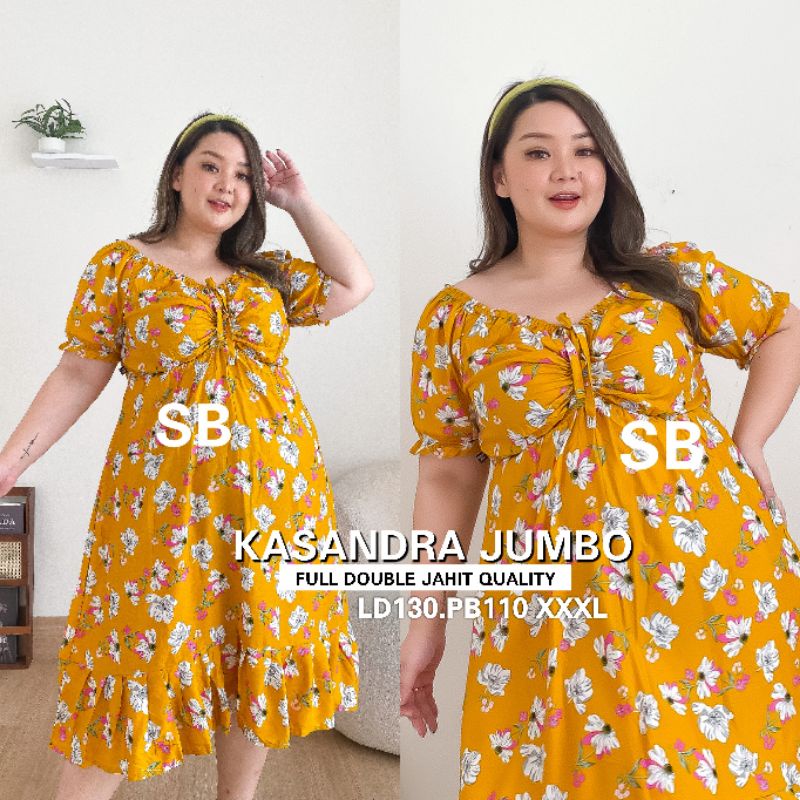 Baju jumbo_ baju Bigsize_Dress Jumbo Dress BIG SIZE LD130  DRESS SERUT JUMBO DRESS XXXL KASANDRA JUMBO PREMIUM  BAJU JUMBO Dress yola